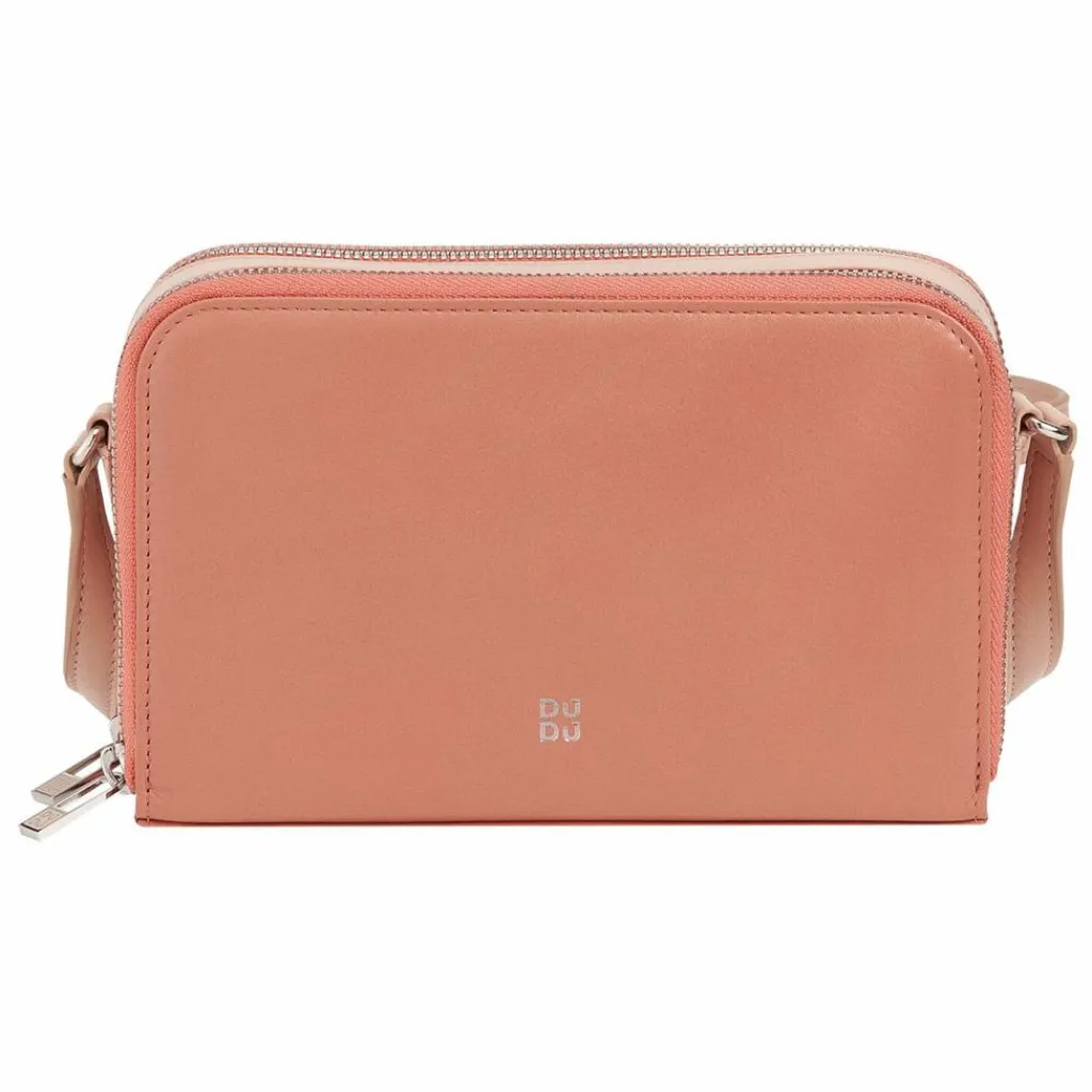 Outlet DuDu Umhängetasche Leder 19 cm rosa cipria