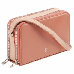 Outlet DuDu Umhängetasche Leder 19 cm rosa cipria
