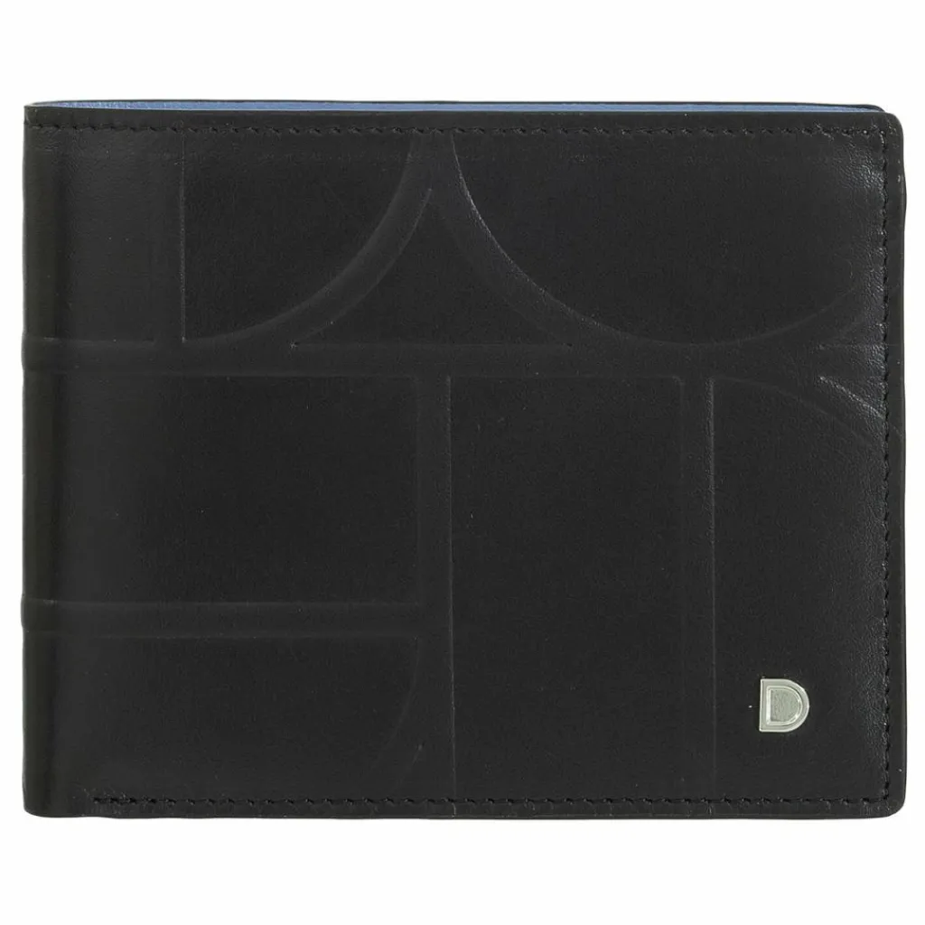 Best DuDu Up Geldbörse Leder 12.5 cm black-pastel blue