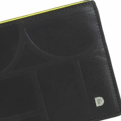 DuDu Herrengeldbörsen Querformat<Up Geldbörse Leder 12.5 cm black-bright yellow
