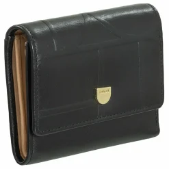 Best DuDu Up Geldbörse Leder 11 cm black-nude