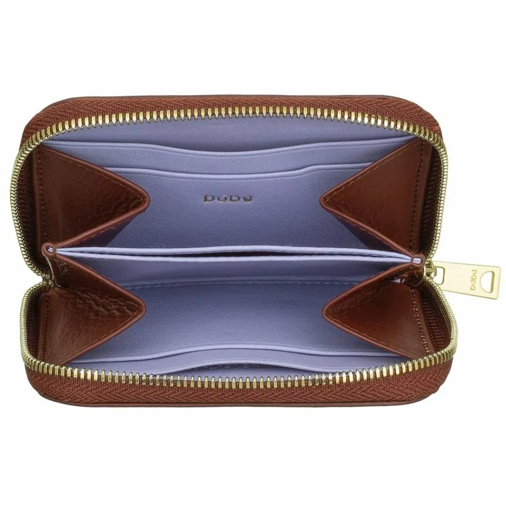 DuDu Damengeldbörsen Querformat<Up Geldbörse Leder 10 cm choccolate-lilac