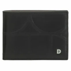 DuDu Herrengeldbörsen Querformat<Up! Geldbörse RFID Schutz Leder 11 cm black-taupe
