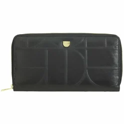 Outlet DuDu Up Geldbörse RFID Schutz Leder 20 cm black-nude