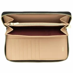 Outlet DuDu Up Geldbörse RFID Schutz Leder 20 cm black-nude