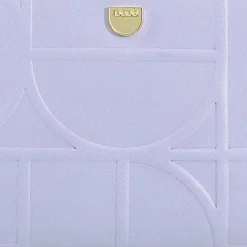 DuDu Damengeldbörsen Querformat<Up Geldbörse RFID Schutz Leder 20 cm lilac-orange