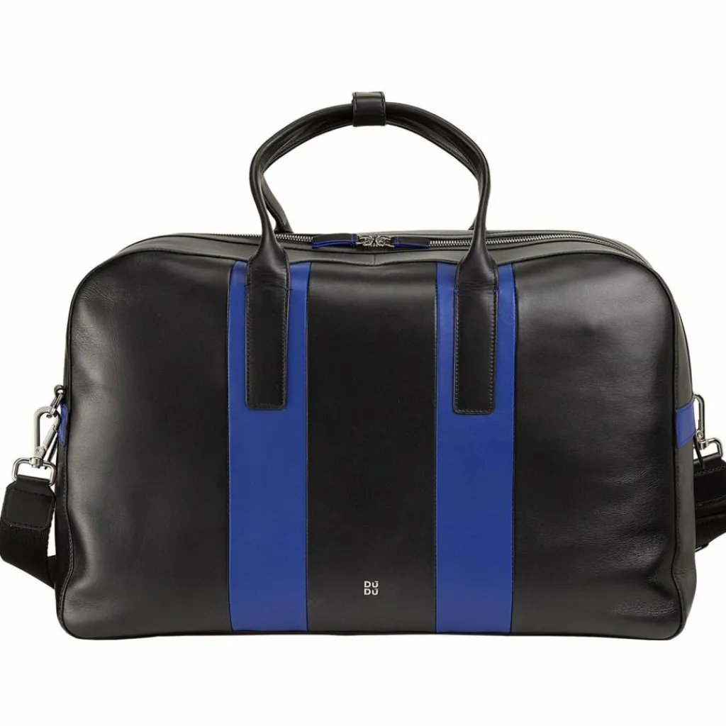 Best DuDu Weekender Reisetasche Leder 49 cm black