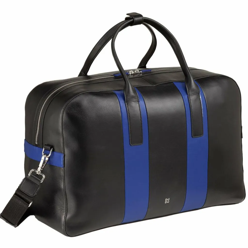 Best DuDu Weekender Reisetasche Leder 49 cm black