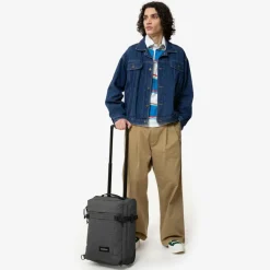 Outlet Eastpak Strapson 2 Rollen Reisetasche 43 cm Black Denim