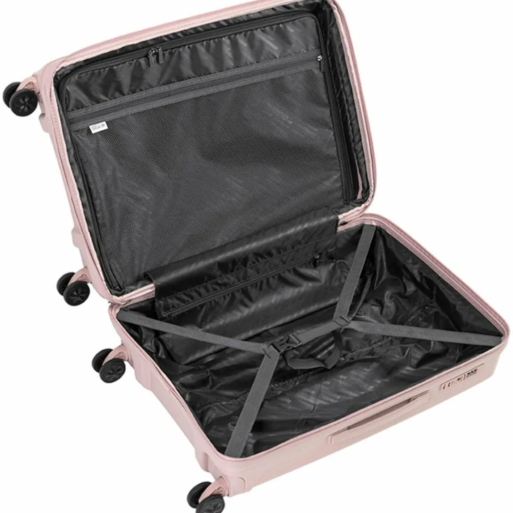 Epic Koffersets Als Hartgepäck|Koffersets 3-Teilig<Anthem 4 Rollen Kofferset 3-teilig mit Dehnfalte nebulapink