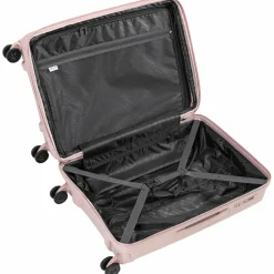 Epic 4-Rollen Koffer|Hartgepäck<Anthem 4 Rollen Trolley 66 cm mit Dehnfalte nebulapink