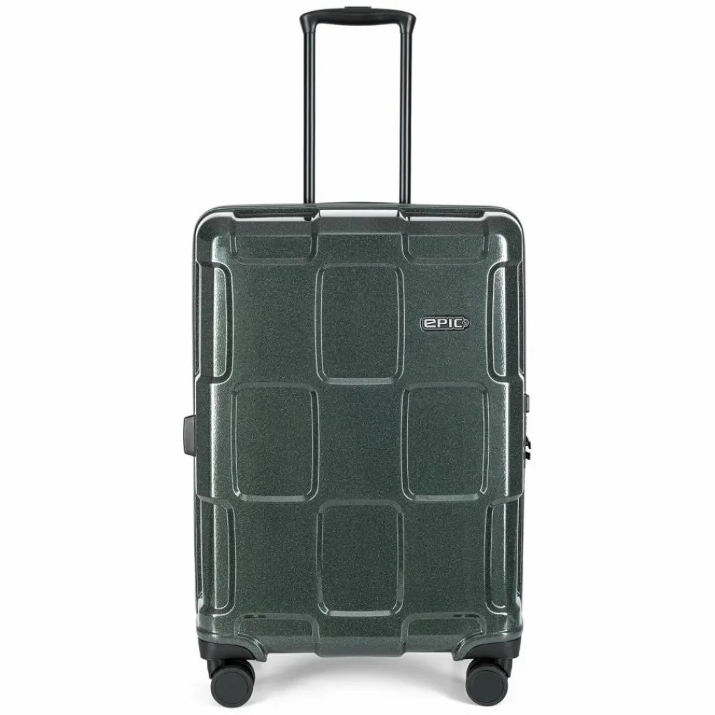 Epic 4-Rollen Koffer|Hartgepäck<Crate Reflex EVO 4 Rollen Trolley 65 cm emeraldgreen