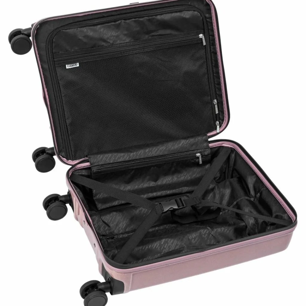 Epic Hartgepäck Kabinengepäck|4-Rollen Kabinentrolleys<Crate Reflex EVO 4 Rollen Kabinentrolley 55 cm crystalrose