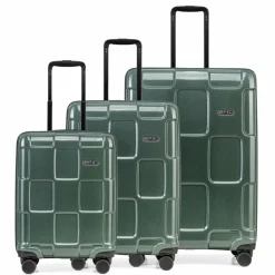 Epic Koffersets Als Hartgepäck|Koffersets 3-Teilig<Crate Reflex 4-Rollen Kofferset 3tlg. emeraldgreen1