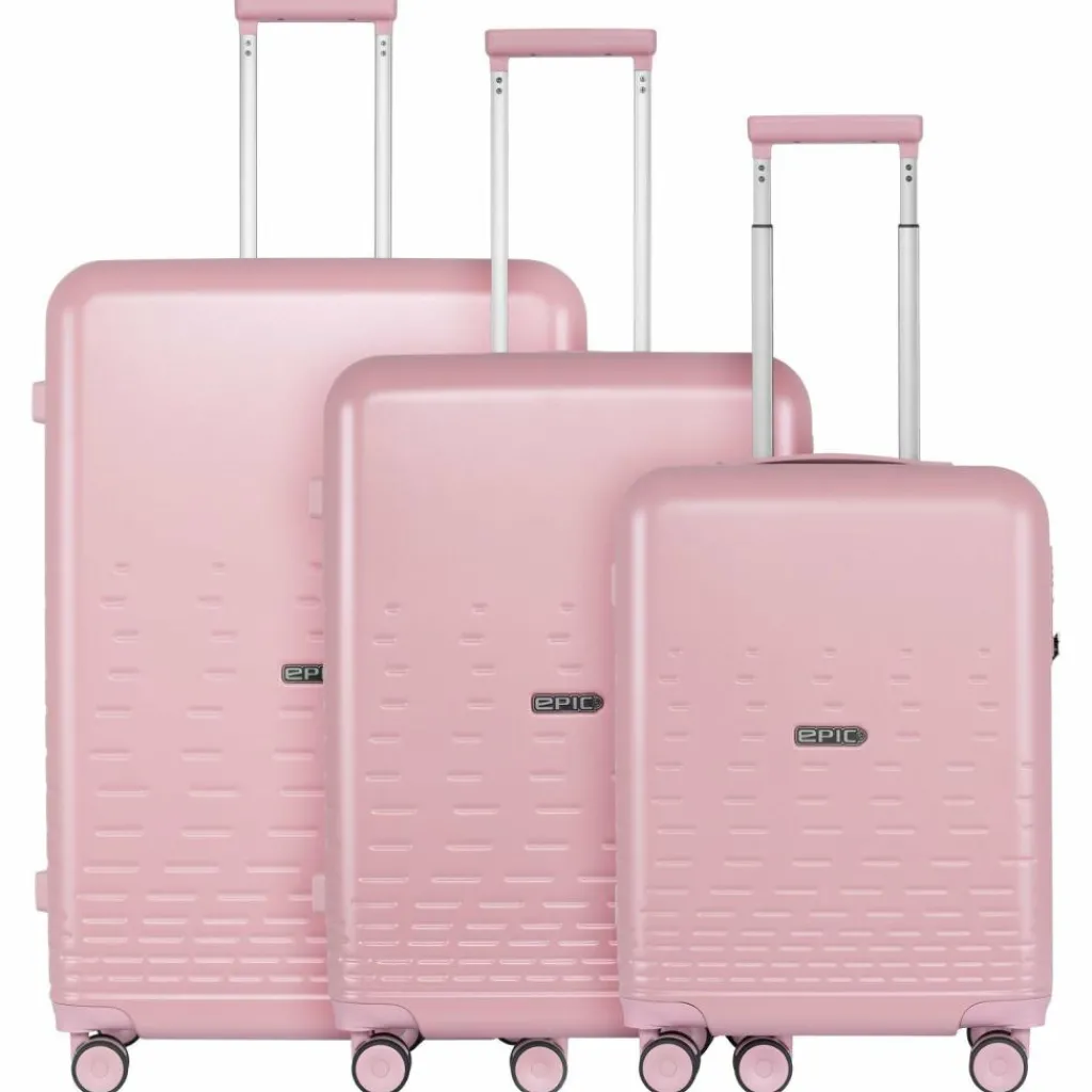 New Epic Spin 4-Rollen Kofferset 3tlg. sweetpink