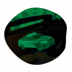 Ergobag Zubehör Set<Glow in the Dark Klettie Polizei