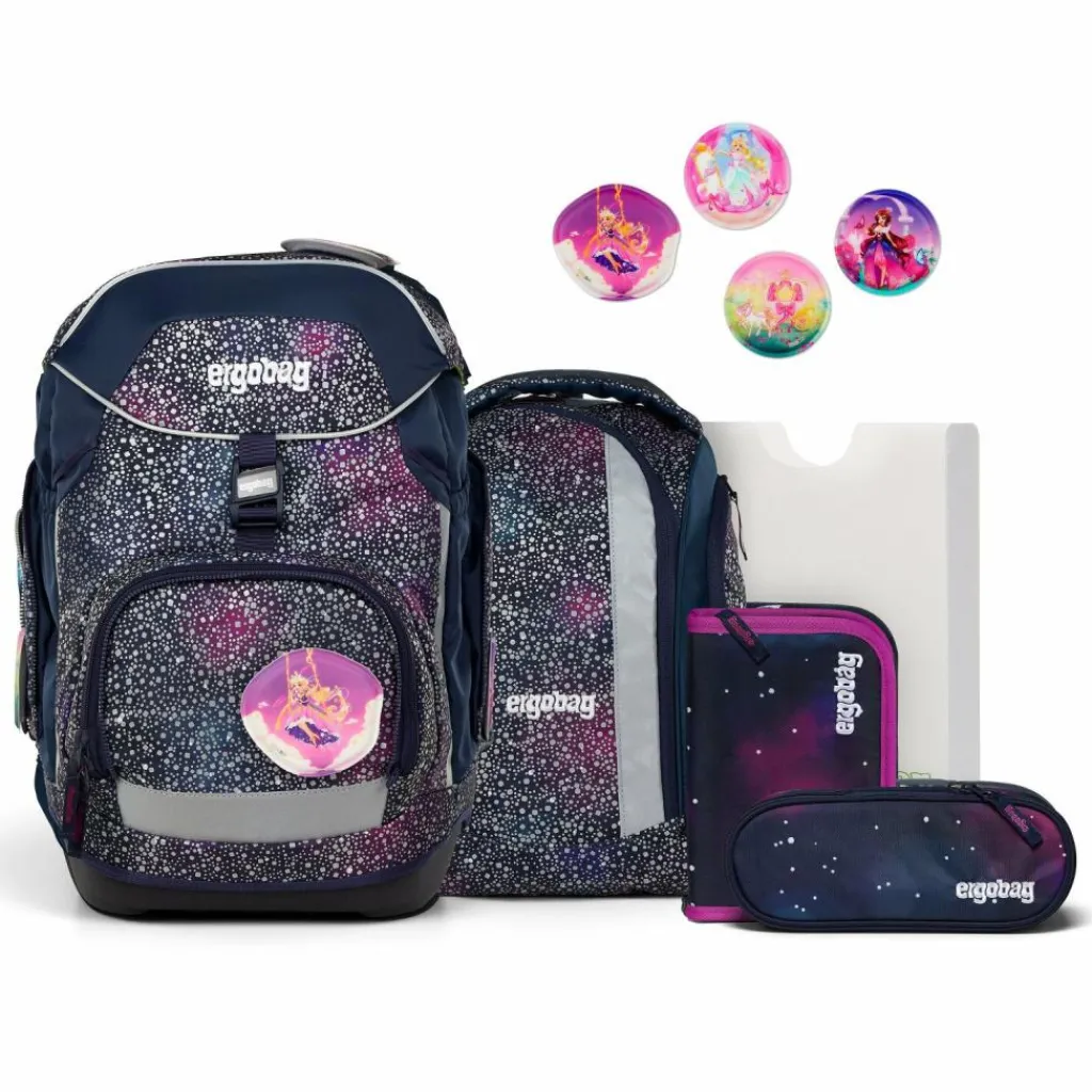 Ergobag Pack Schulranzen-Set 6tlg. inkl. Klettie-Set