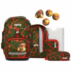 Ergobag Schulranzen & Sets<Pack Schulranzen-Set 6tlg. inkl. Klettie-Set FeuerspeiBär