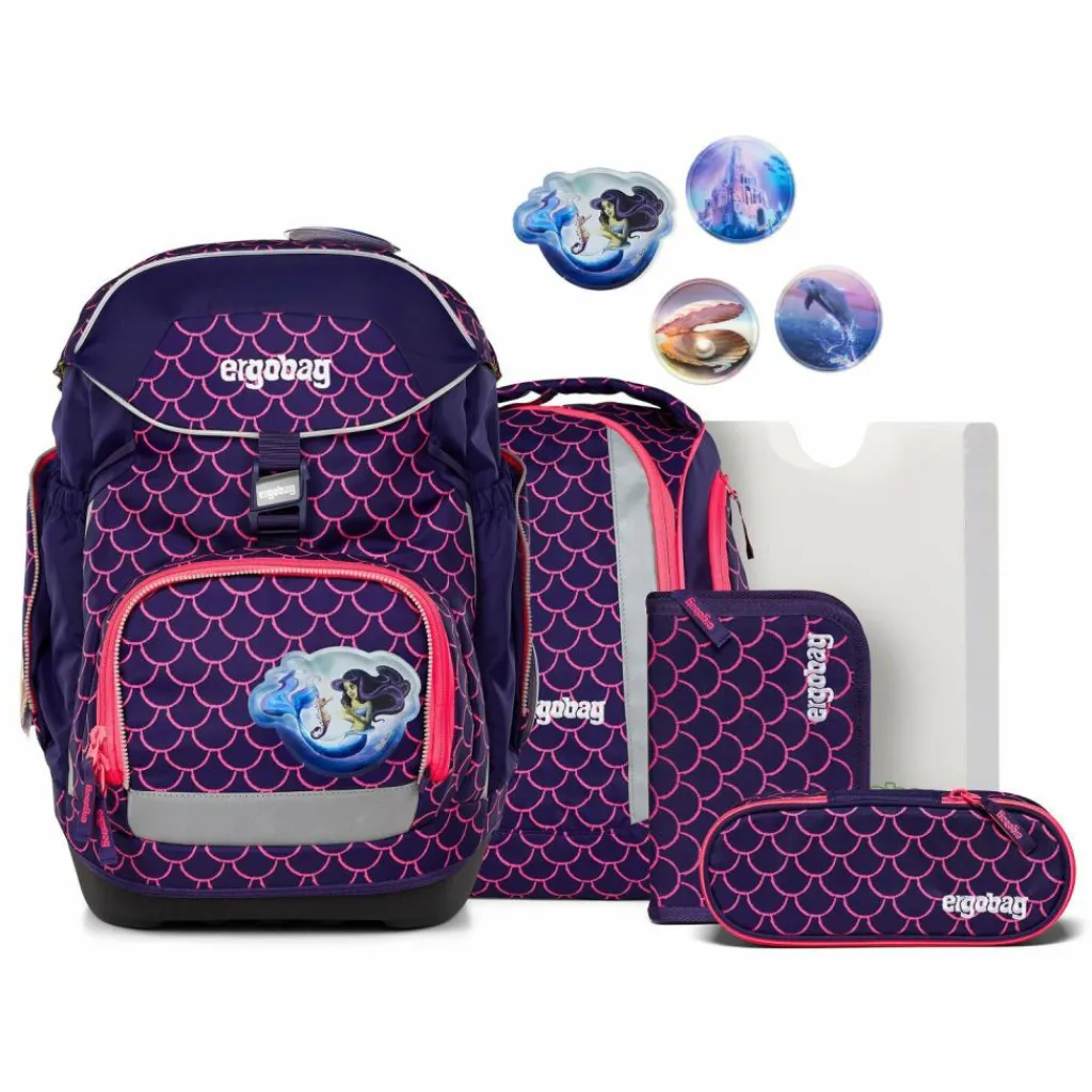 Ergobag Pack Schulranzen-Set 6-teilig PerlentauchBär
