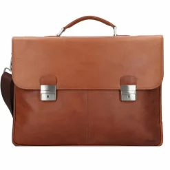 Clearance Esquire Dallas Aktentasche Leder 42 cm Laptopfach braun