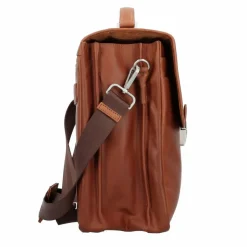 Clearance Esquire Dallas Aktentasche Leder 42 cm Laptopfach braun