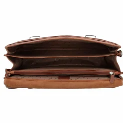 Clearance Esquire Dallas Aktentasche Leder 42 cm Laptopfach braun