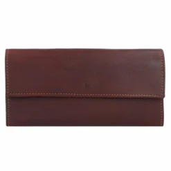 Esquire Damengeldbörsen Querformat<Dallas Geldbörse Leder 18 cm braun