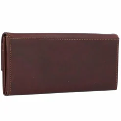 Esquire Damengeldbörsen Querformat<Dallas Geldbörse Leder 18 cm braun