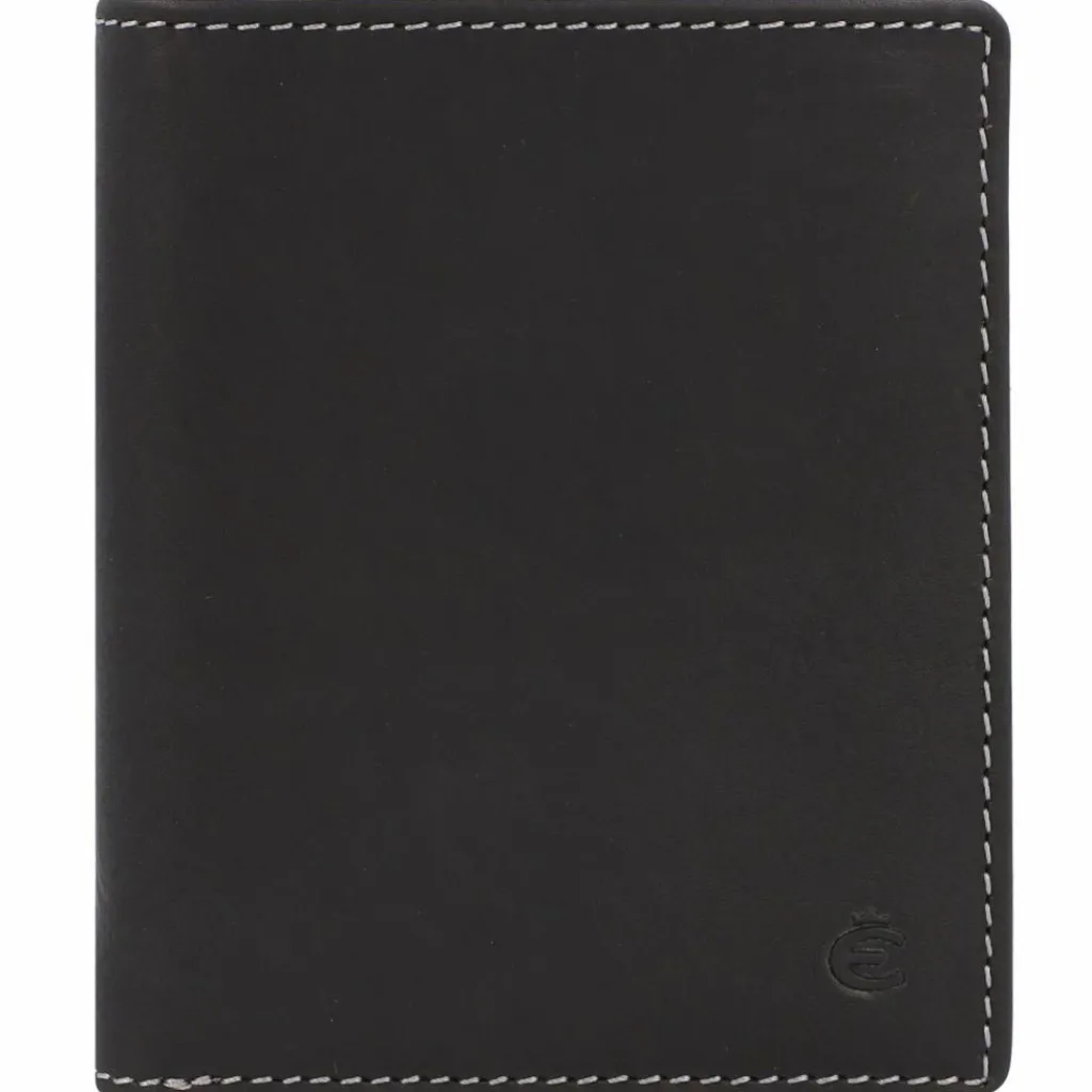 Outlet Esquire Dallas Geldbörse Leder 9 cm schwarz