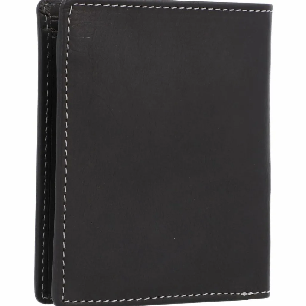 Outlet Esquire Dallas Geldbörse Leder 9 cm schwarz