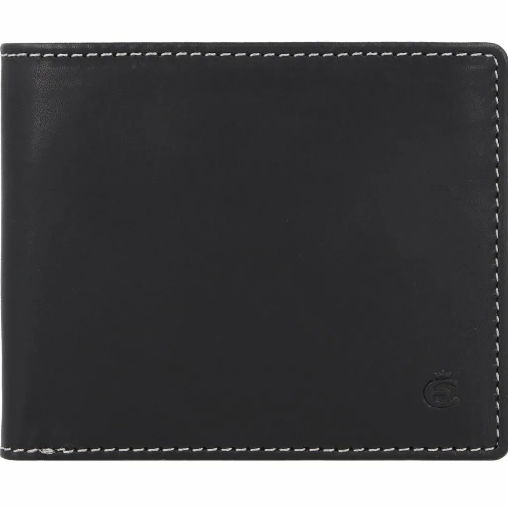 Outlet Esquire Dallas Geldbörse Leder 10 cm schwarz