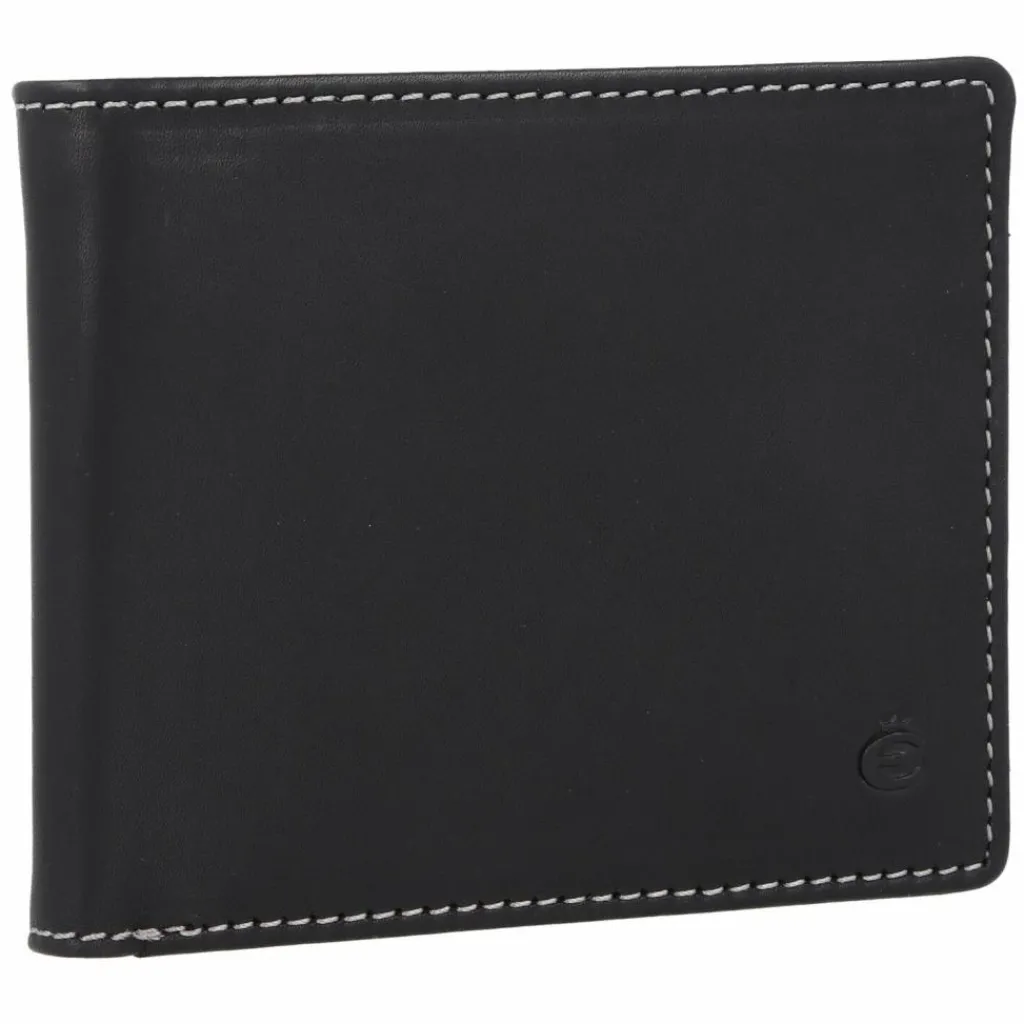 Outlet Esquire Dallas Geldbörse Leder 10 cm schwarz