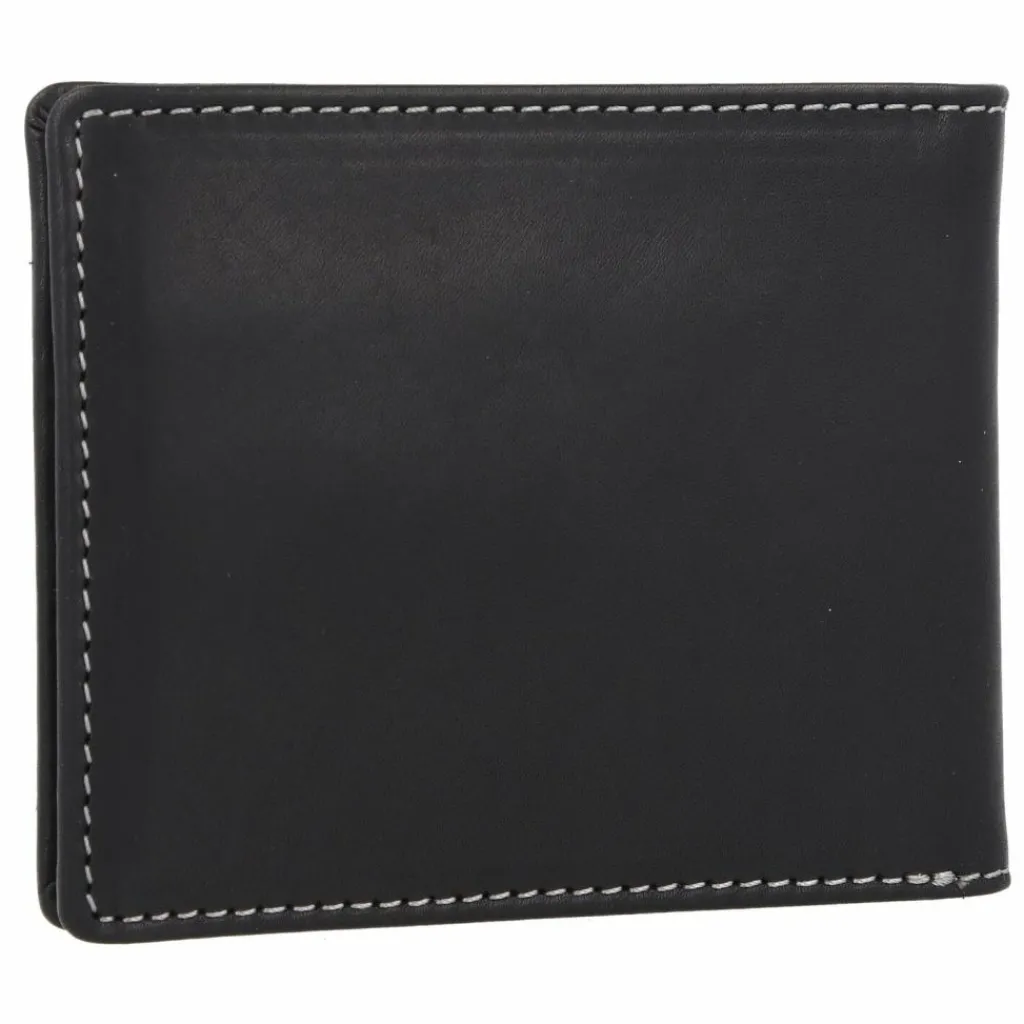 Outlet Esquire Dallas Geldbörse Leder 10 cm schwarz