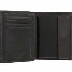 New Esquire Dallas Geldbörse Leder 10 cm schwarz