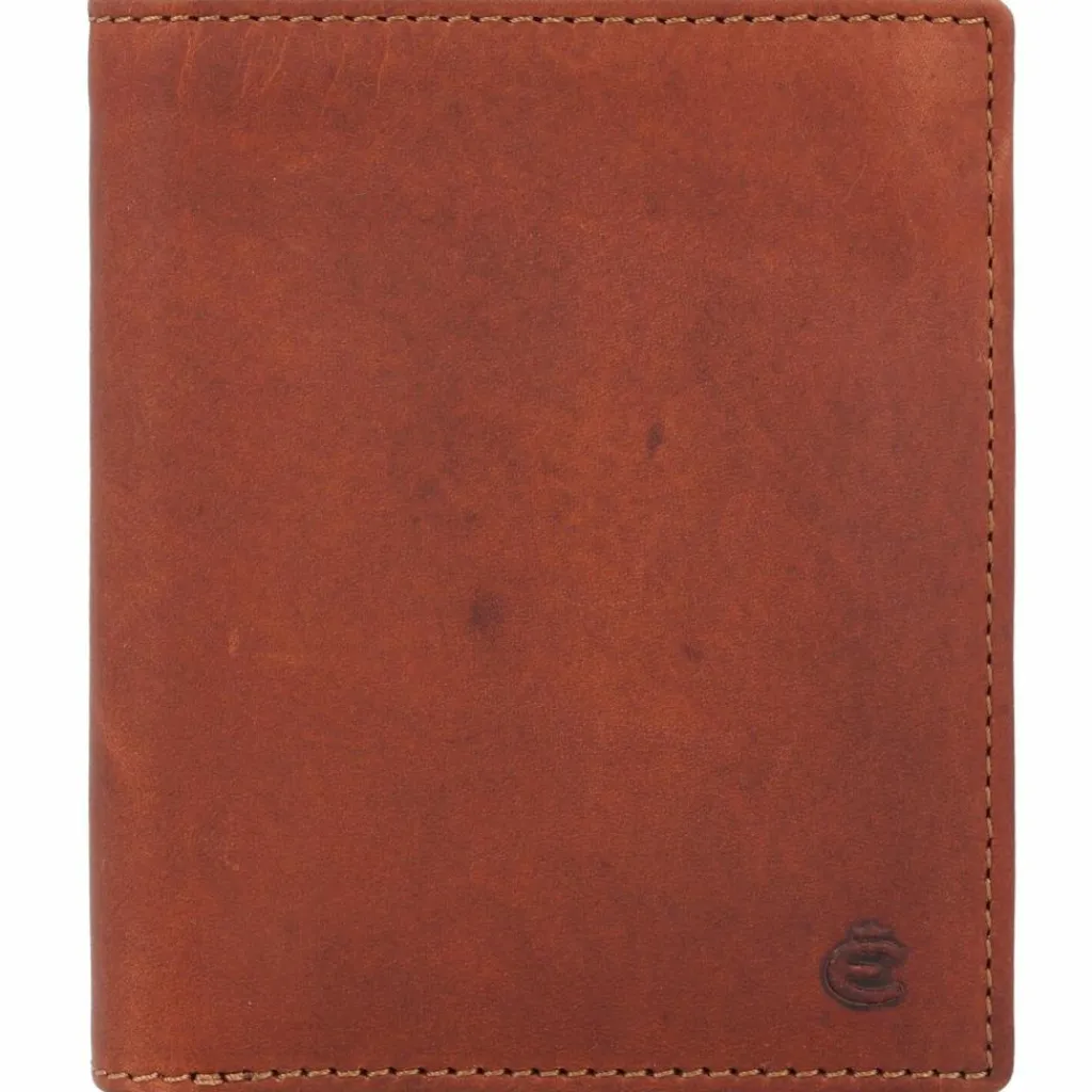 Esquire Herrengeldbörsen Hochformat<Dallas Geldbörse RFID Leder 9,5 cm braun