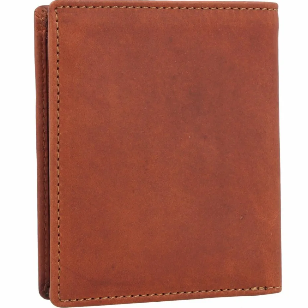 Esquire Herrengeldbörsen Hochformat<Dallas Geldbörse RFID Leder 9,5 cm braun