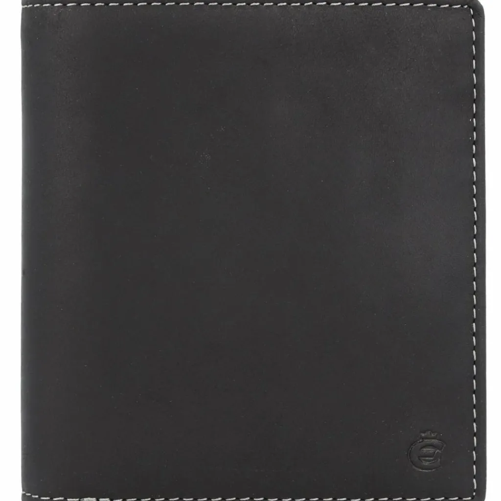 Esquire Herrengeldbörsen Hochformat<Dallas Geldbörse RFID Schutz Leder 11 cm schwarz