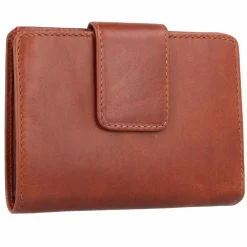 Esquire Herrengeldbörsen Querformat<Dallas Geldbörse RFID Leder 12,5 cm braun