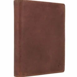 Esquire Herrengeldbörsen Hochformat<Dallas Geldbörse RFID Schutz Leder 12 cm braun