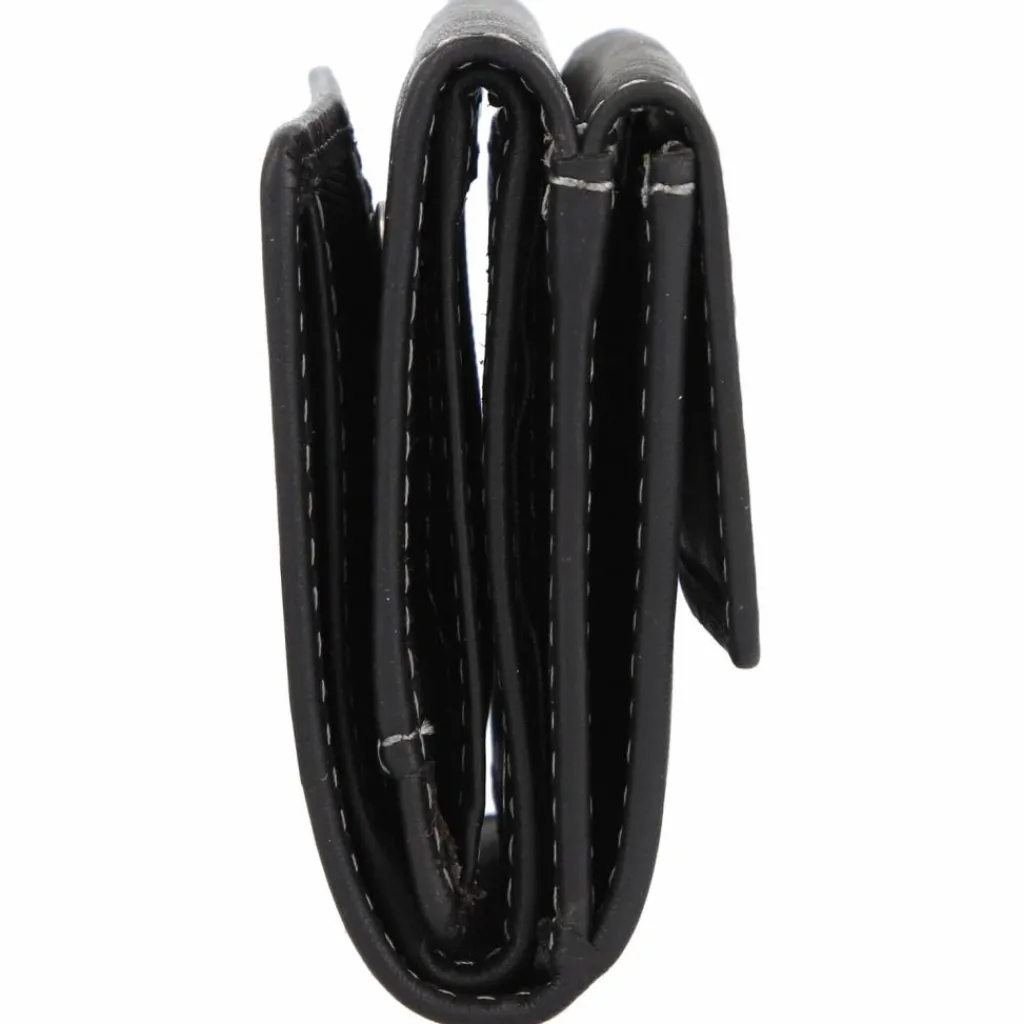Esquire Herrengeldbörsen Querformat|Damengeldbörsen Querformat<Dallas Geldbörse RFID Schutz Leder 10 cm schwarz