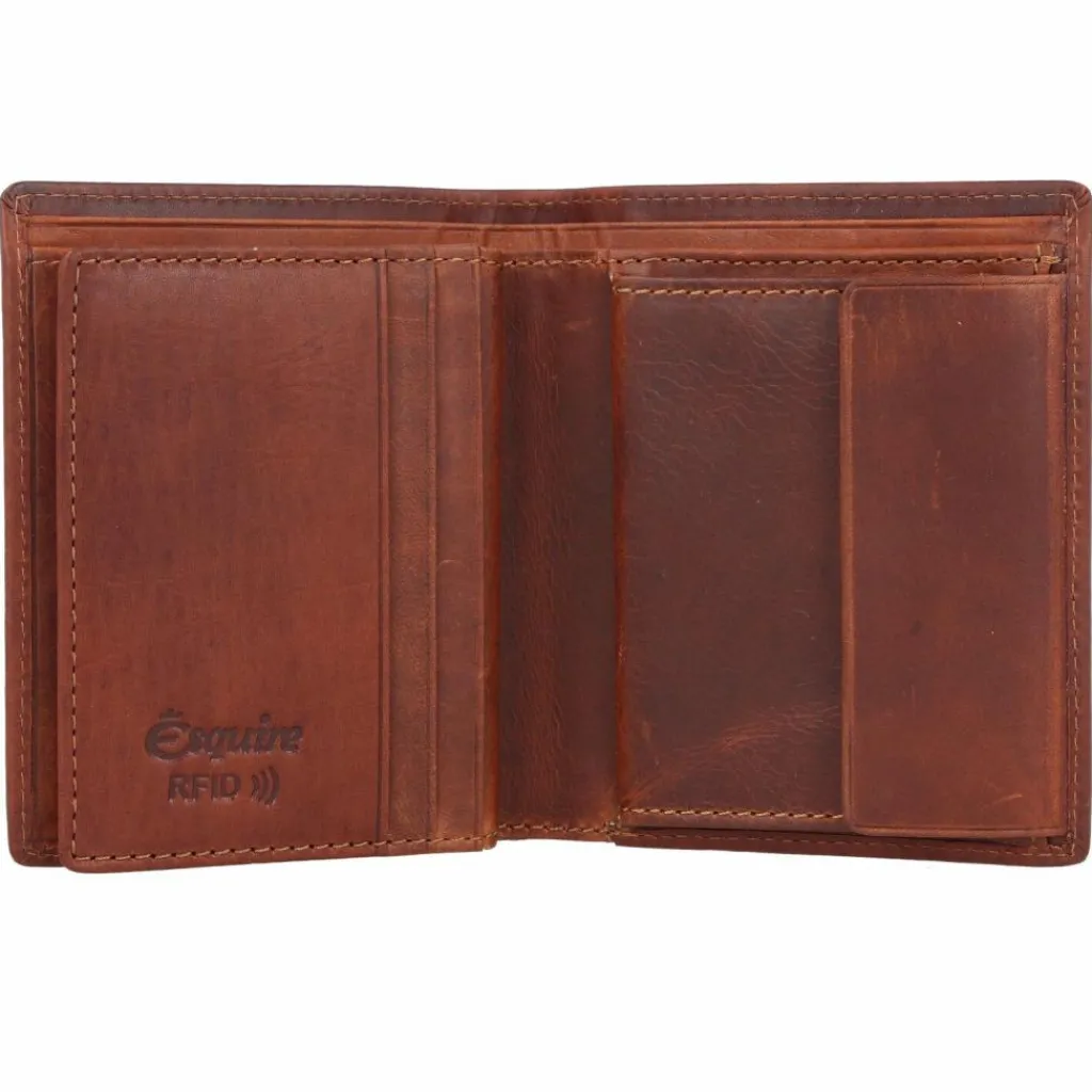 Herren Esquire Dallas Geldbörse RFID Leder 9 cm