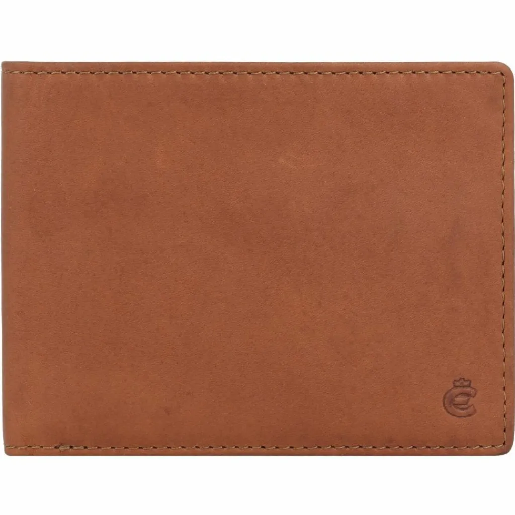 Discount Esquire Dallas Geldbörse RFID Schutz Leder 13.5 cm braun