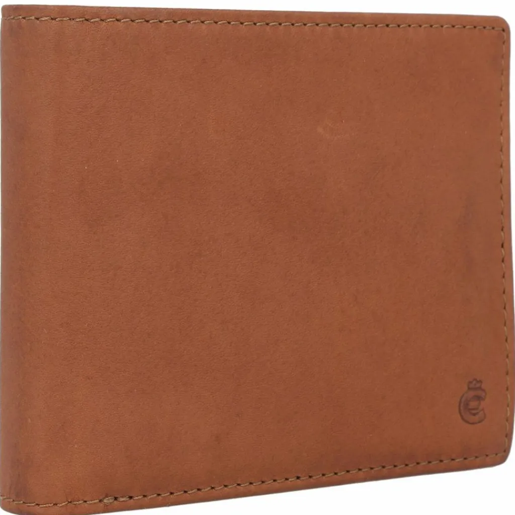 Discount Esquire Dallas Geldbörse RFID Schutz Leder 13.5 cm braun