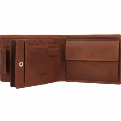 Discount Esquire Dallas Geldbörse RFID Schutz Leder 13.5 cm braun