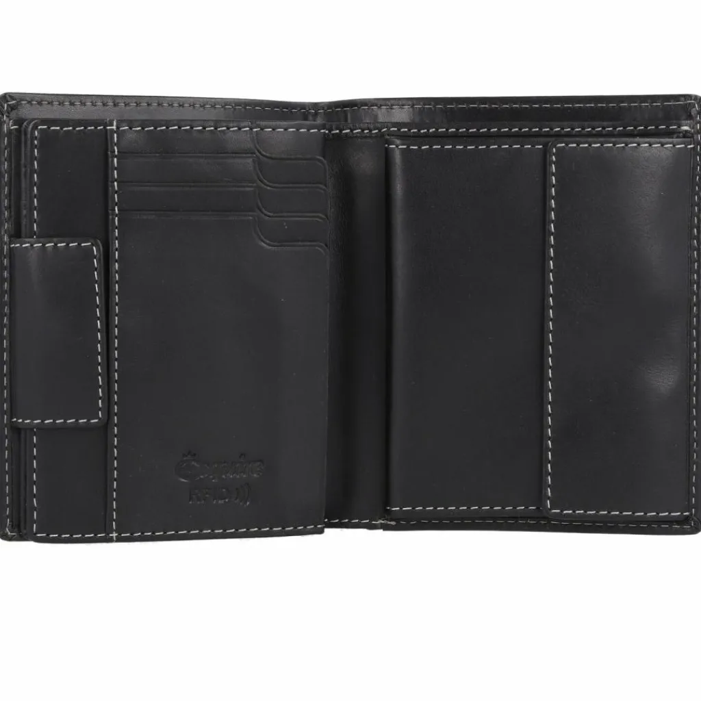 Best Esquire Dallas Geldbörse RFID Schutz Leder 10.5 cm schwarz