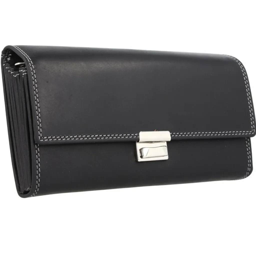 Esquire Herrengeldbörsen Querformat|Damengeldbörsen Querformat<Dallas Kellnerbörse Leder 18 cm schwarz
