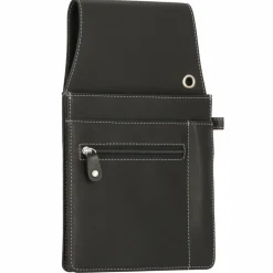 New Esquire Dallas Kellnerbörse Leder 15,5 cm schwarz