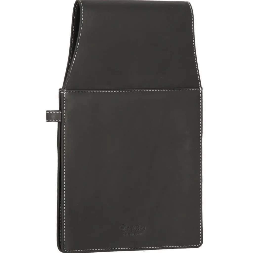 New Esquire Dallas Kellnerbörse Leder 15,5 cm schwarz