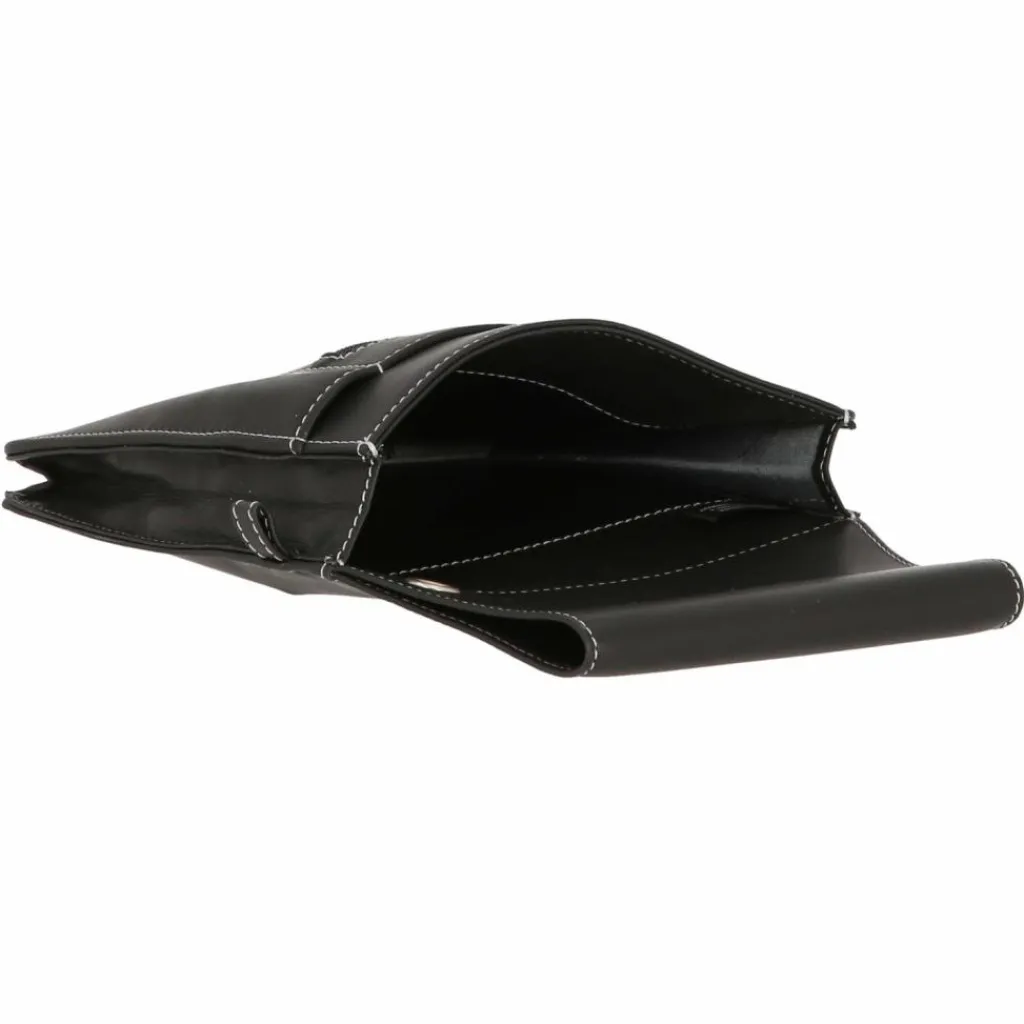 New Esquire Dallas Kellnerbörse Leder 15,5 cm schwarz