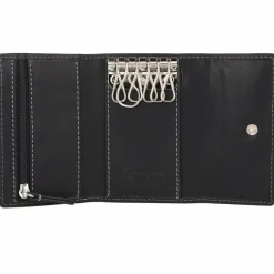 Esquire Schlüsseletuis<Dallas Schlüsseletui Leder 10 cm schwarz